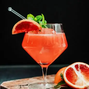 Coquetel de laranja sanguínea