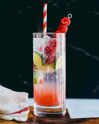 Rickey framboise-lime