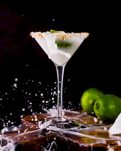 Receita de martini de coco