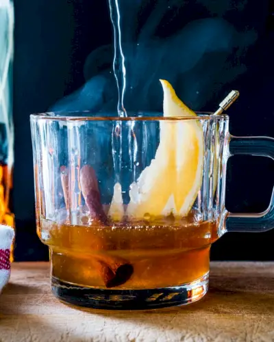 Rum toddy quente