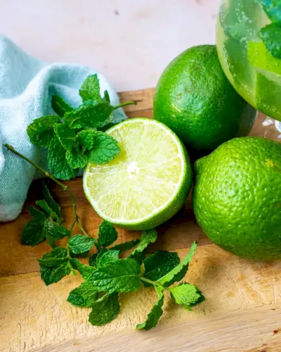 Limette und Minze