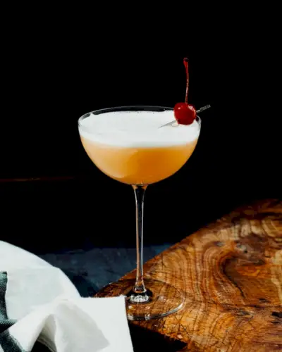 Whisky sour au blanc d'oeuf
