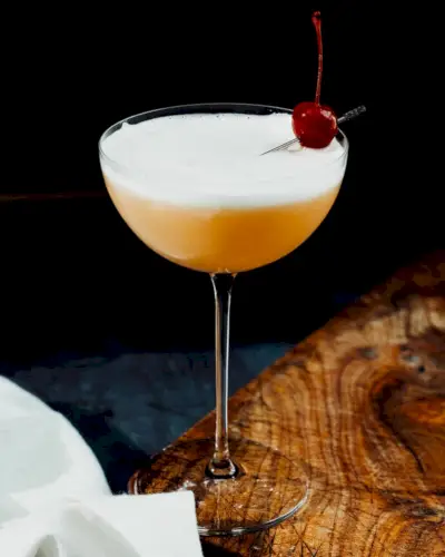 Blanc d'oeuf au whisky aigre