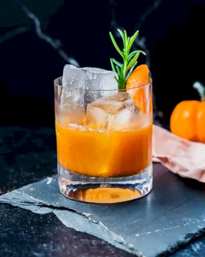 Kürbiscocktail Kürbis altmodisch