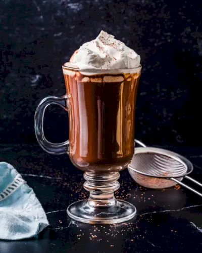 Chocolat chaud enrichi