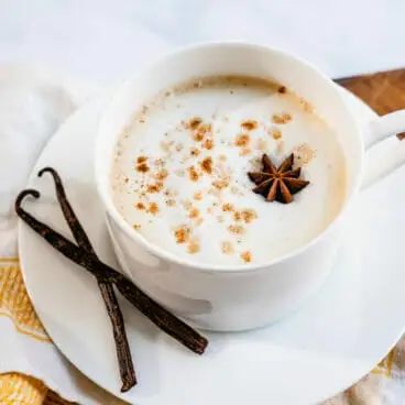Vanilkové chai latte