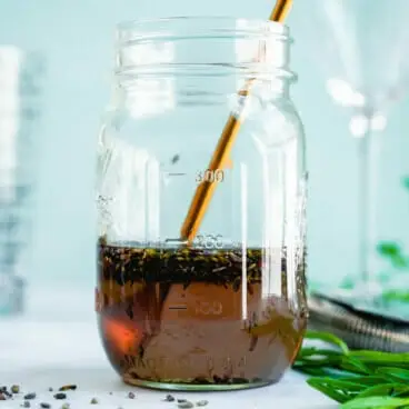 Einfacher Lavendelsirup