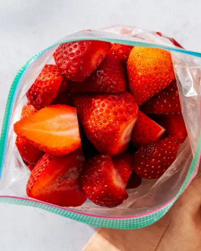 Morangos congelados