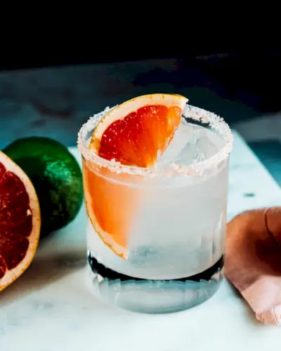 Rezept für würzige Grapefruit-Margarita