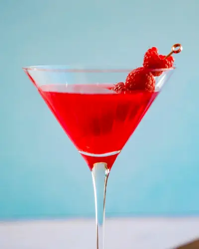 Martini de framboesa