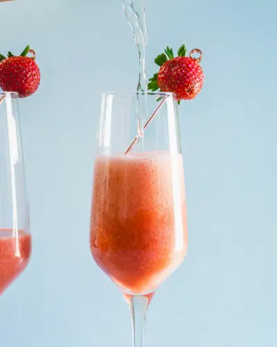 Erdbeercocktail