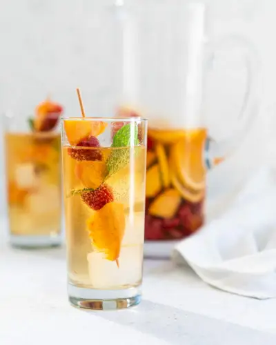 Sangria de pêssego