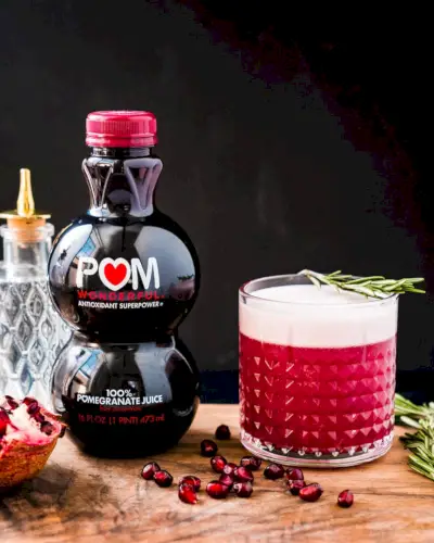 Gin Fizz z granátového jablka