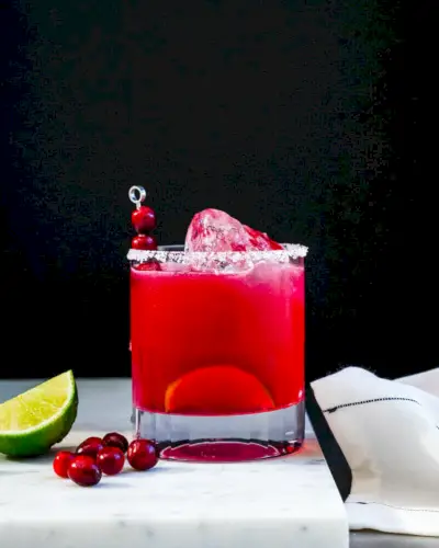 Receita de margarita de cranberry
