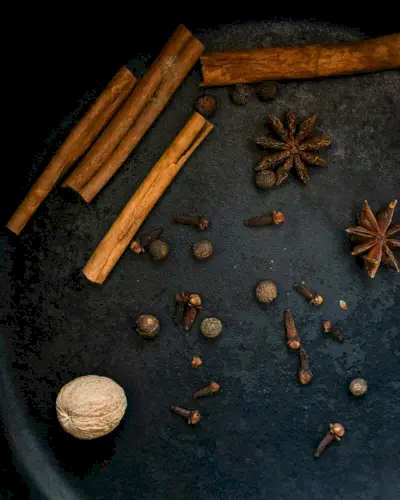 Especiarias de cidra de maçã