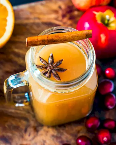 Receita de cidra de maçã picante