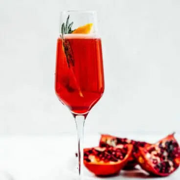 Mimosa al melograno
