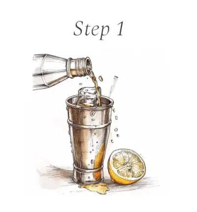 Whisky Sour Étape 1