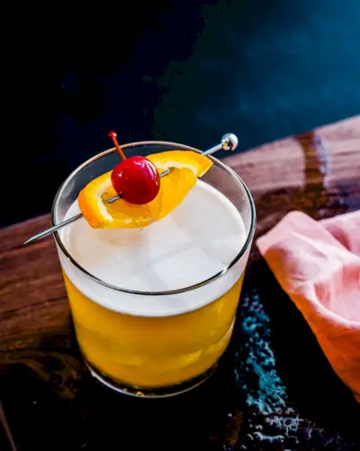 Whisky sour au blanc d'oeuf