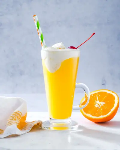Oranžová krémová soda