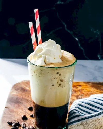 Gefrorener Kaffee