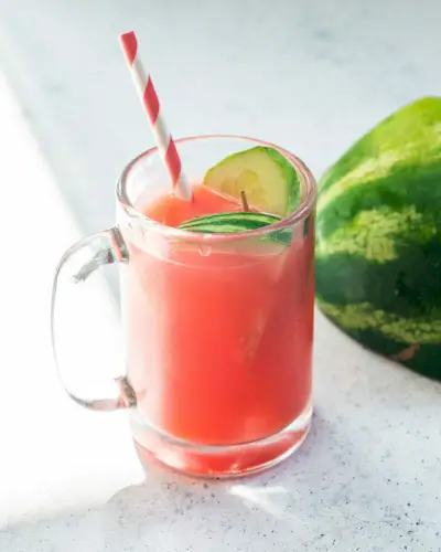 Jus de concombre pastèque