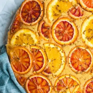torta di farina di mais | ricetta torta all'arancia | Torta rovesciata all'arancia | torta di farina di mais all'arancia