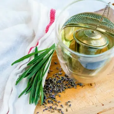 Chá de lavanda