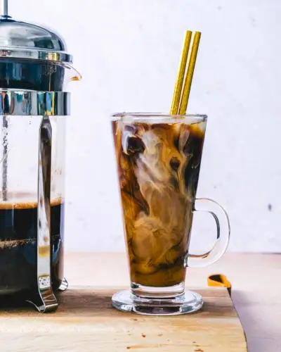 French Press Eiskaffee