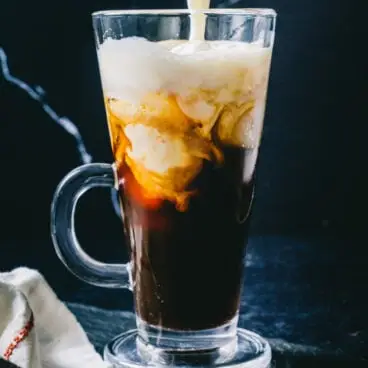 Eisgekühlter Vanille-Latte