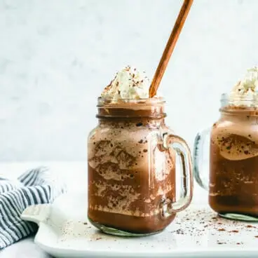 Chocolate quente congelado