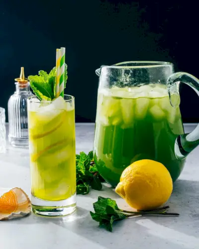 Limonada de menta