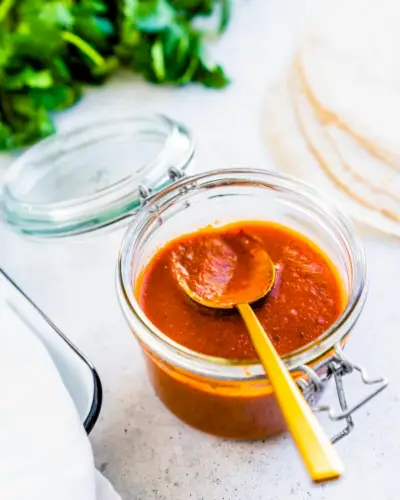 Molho de enchilada vermelha