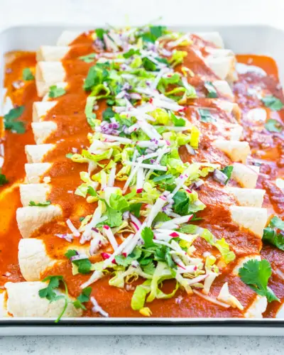Enchiladas veganas