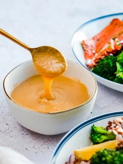 Vinaigrette miso au gingembre