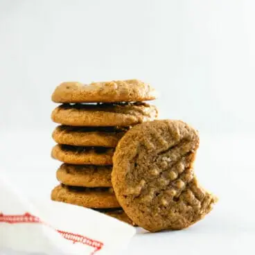 Biscotti al burro di arachidi senza farina
