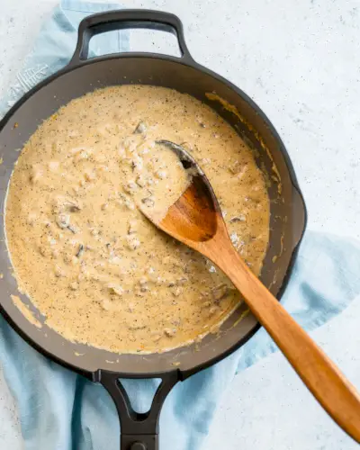 Veganská houbová omáčka