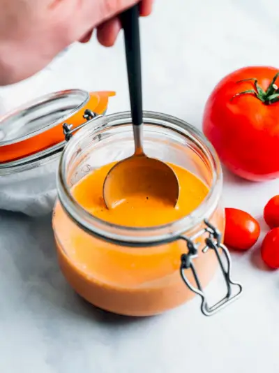 Molho para salada de tomate
