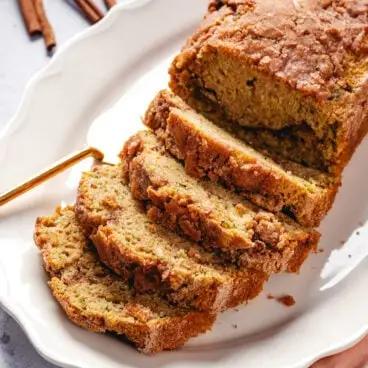 Pain aux courgettes Snickerdoodle