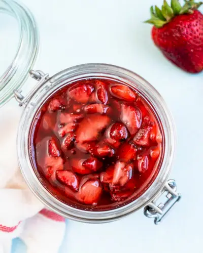 Sauce aux fraises