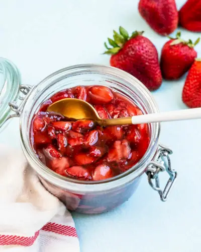 Sauce aux fraises
