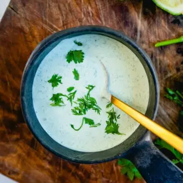 Crème de citron vert coriandre