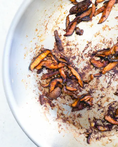 Panela de bacon shiitake