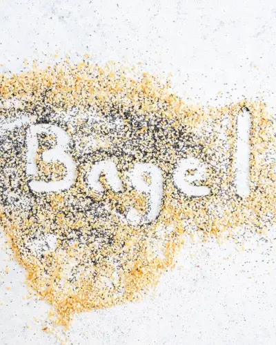 Tudo menos o tempero para bagel