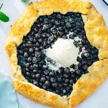 Blaubeer-Galette