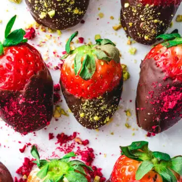 Fresas cubiertas de chocolate