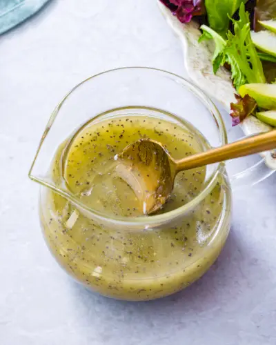 Molho para salada de sementes de papoula