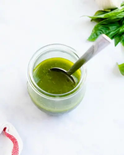 Vinaigrette au basilic