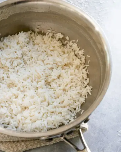 Rezept für weißen Reis