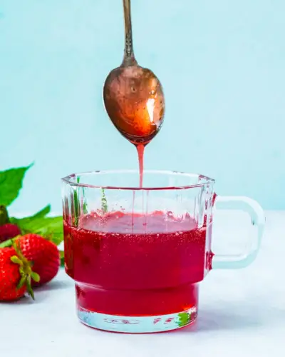 Recette de sirop de fraise